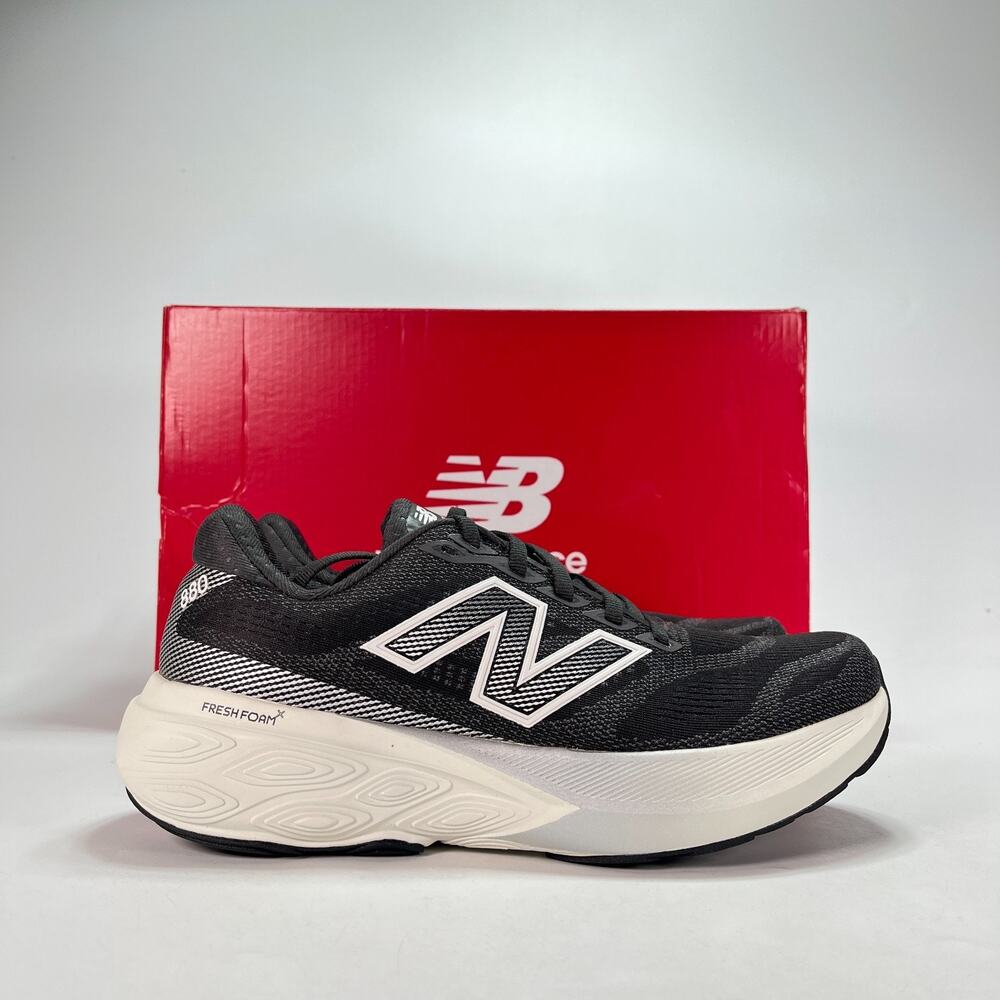 New Balance Fresh Foam X 880v15 Black White Running Shoes W880H15 Women's Size 8